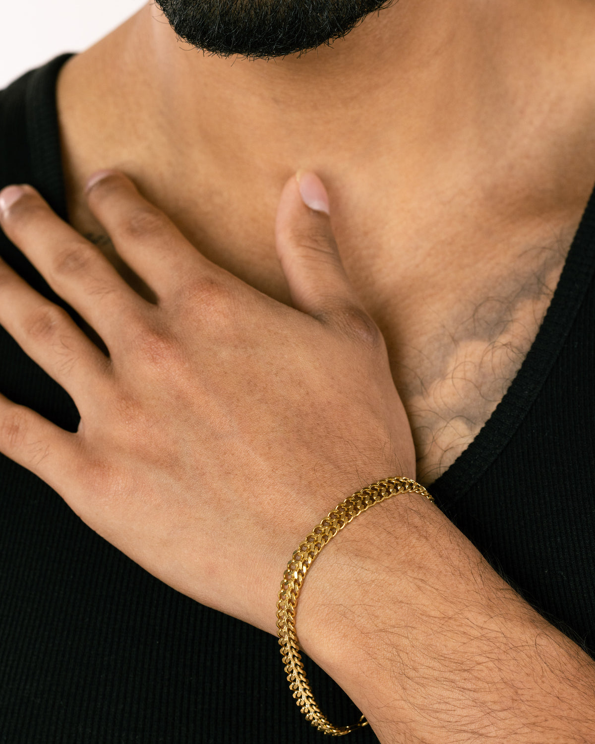 TWIN — Double Row Curb Bracelet