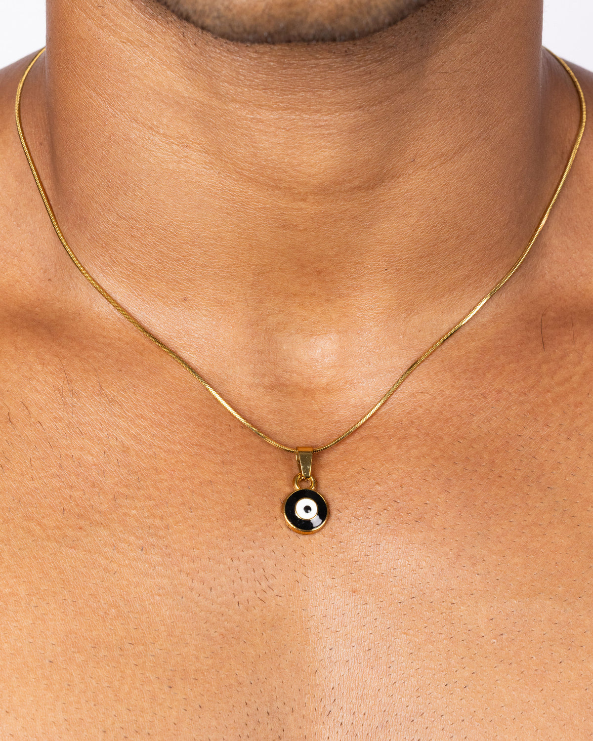 EVIL EYE — Gold Pendant Necklace