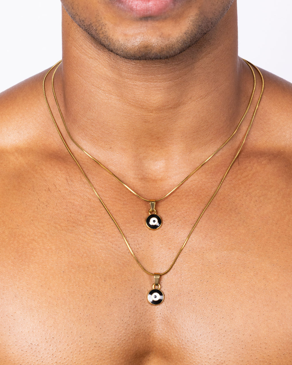 EVIL EYE — Gold Pendant Necklace