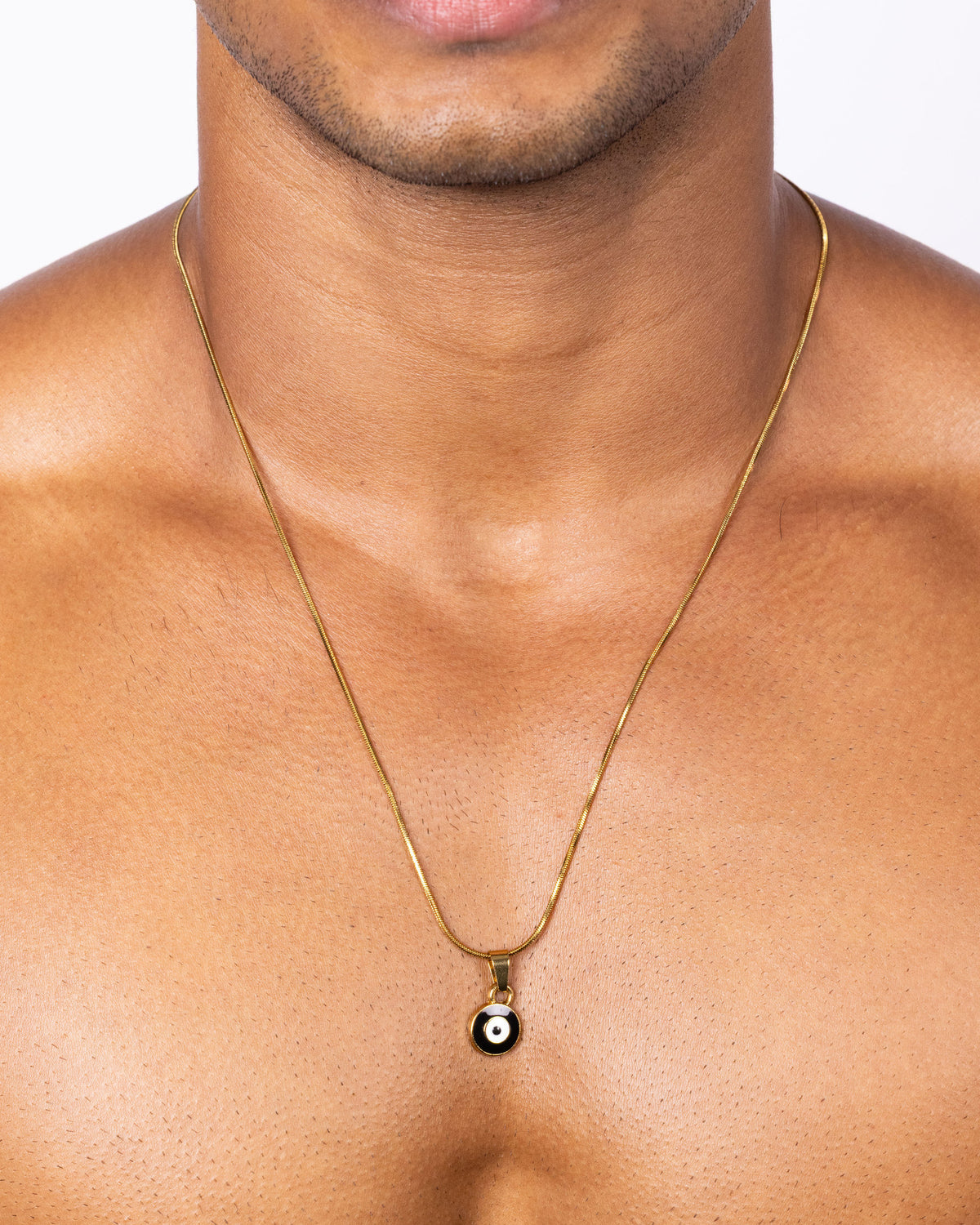 EVIL EYE — Gold Pendant Necklace