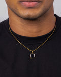 SIGNET — Black Pendant Necklace