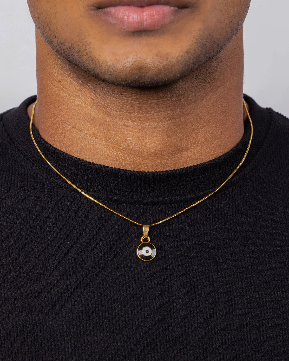 EVIL EYE — Gold Pendant Necklace