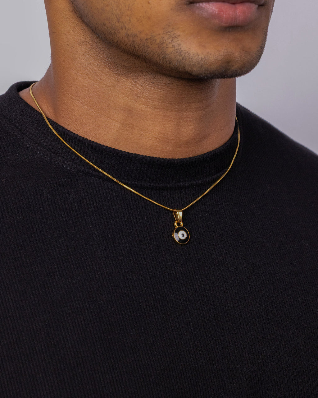 EVIL EYE — Gold Pendant Necklace