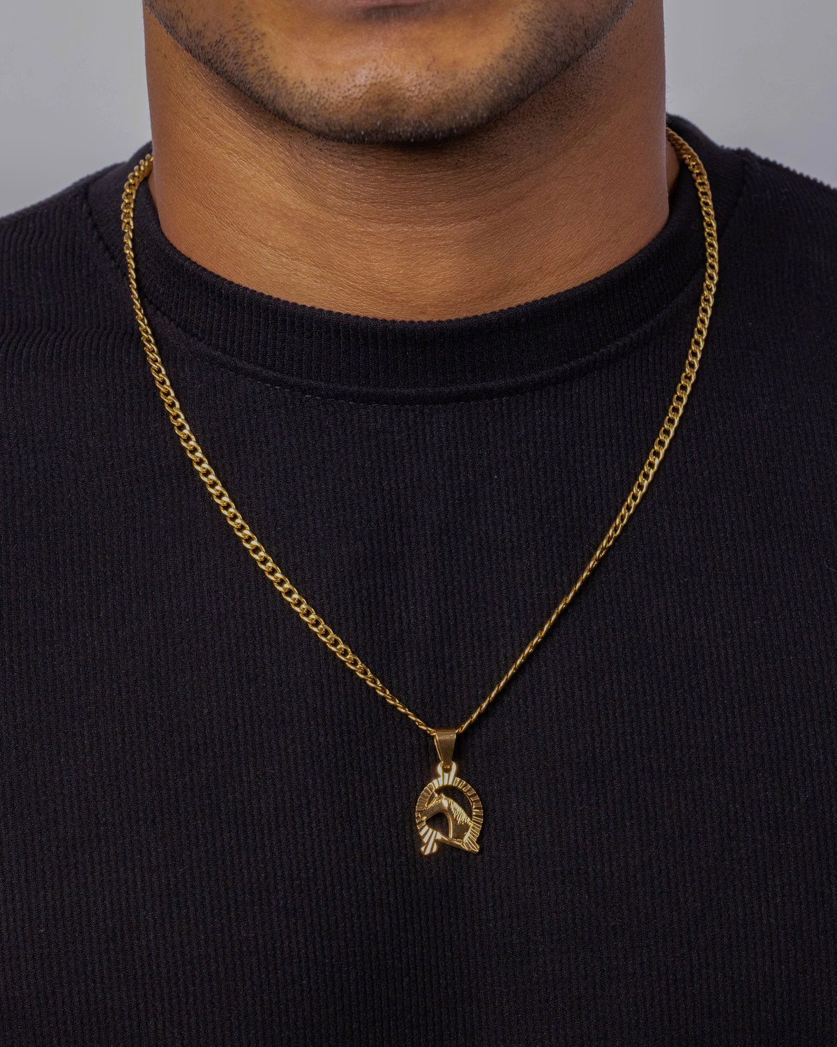 HOPLITE — Gold Pendant Necklace