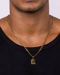 ASTRA — Gold Geometric Pendant Necklace