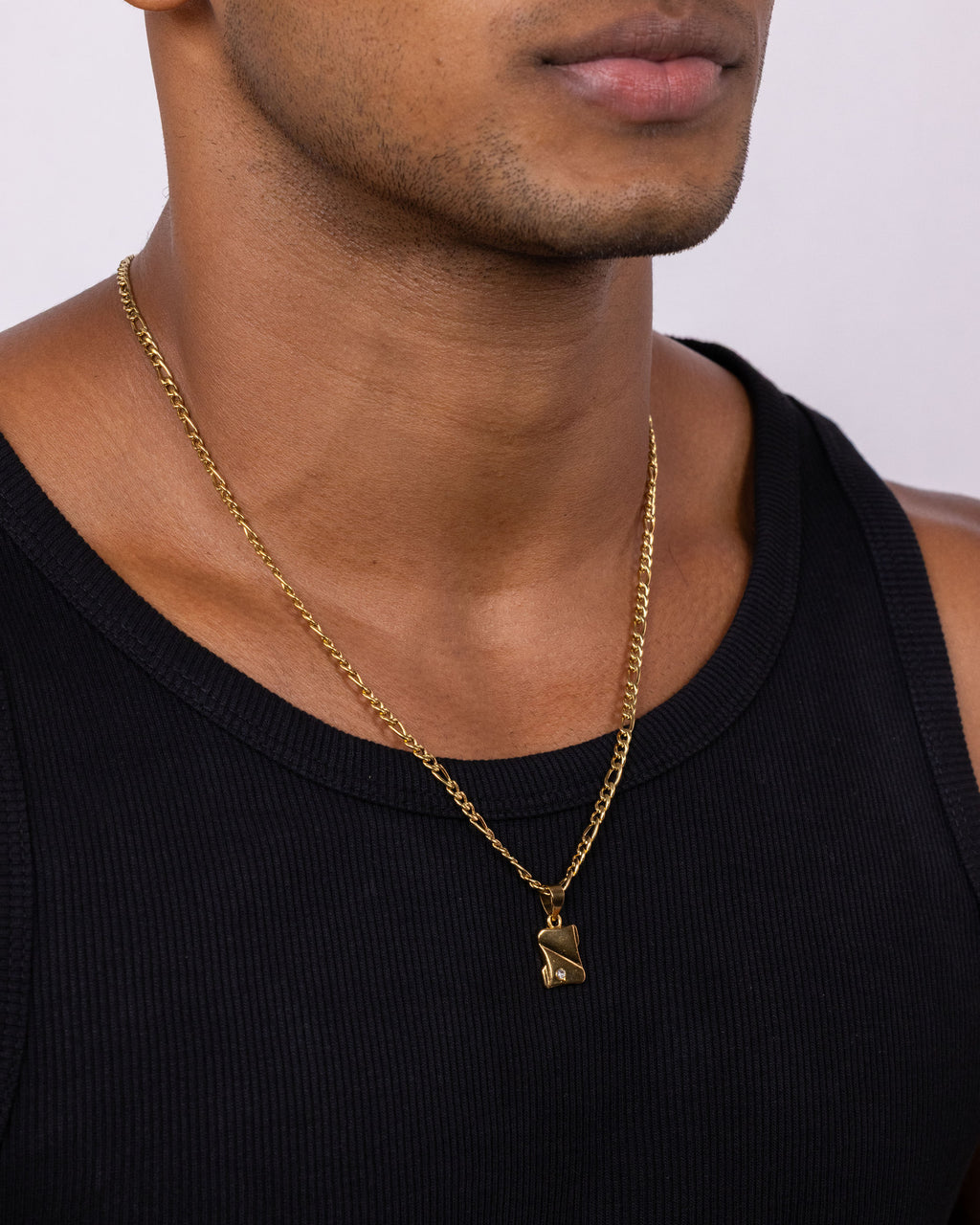 RIFT — Gold Pendant Necklace