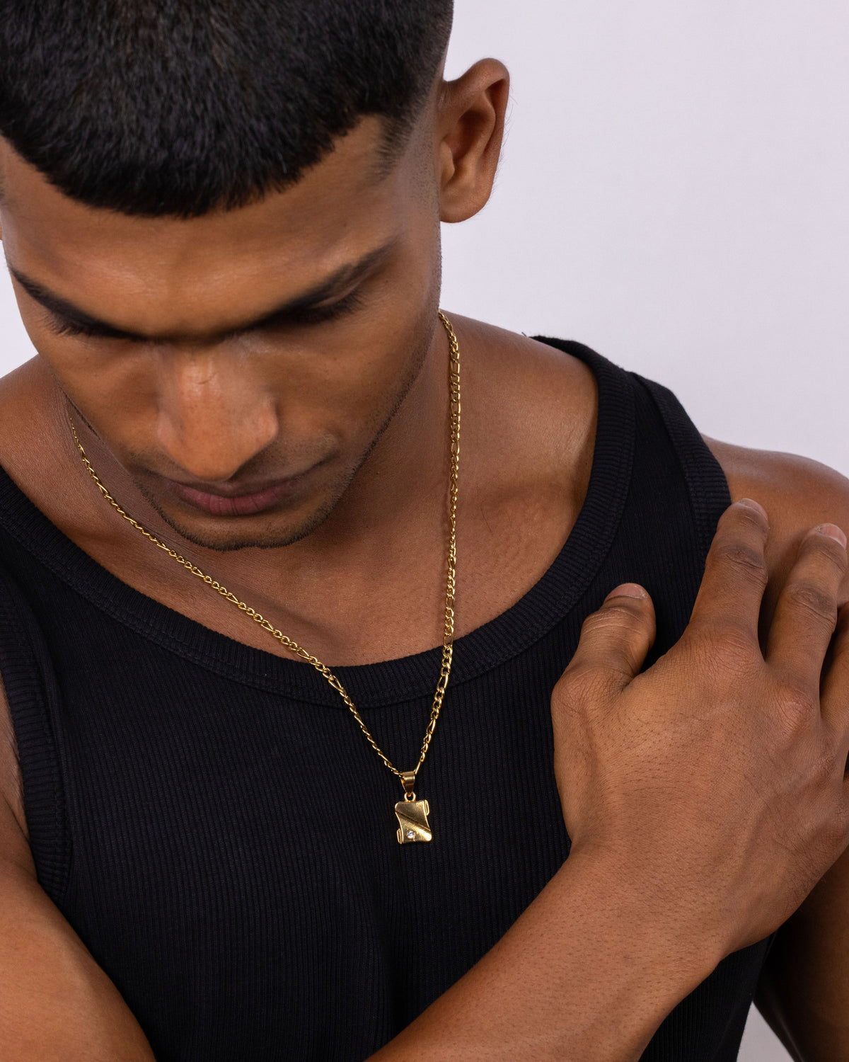 RIFT — Gold Pendant Necklace