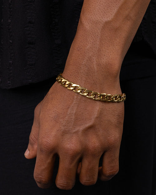 BOLD — Curb Gold Bracelet