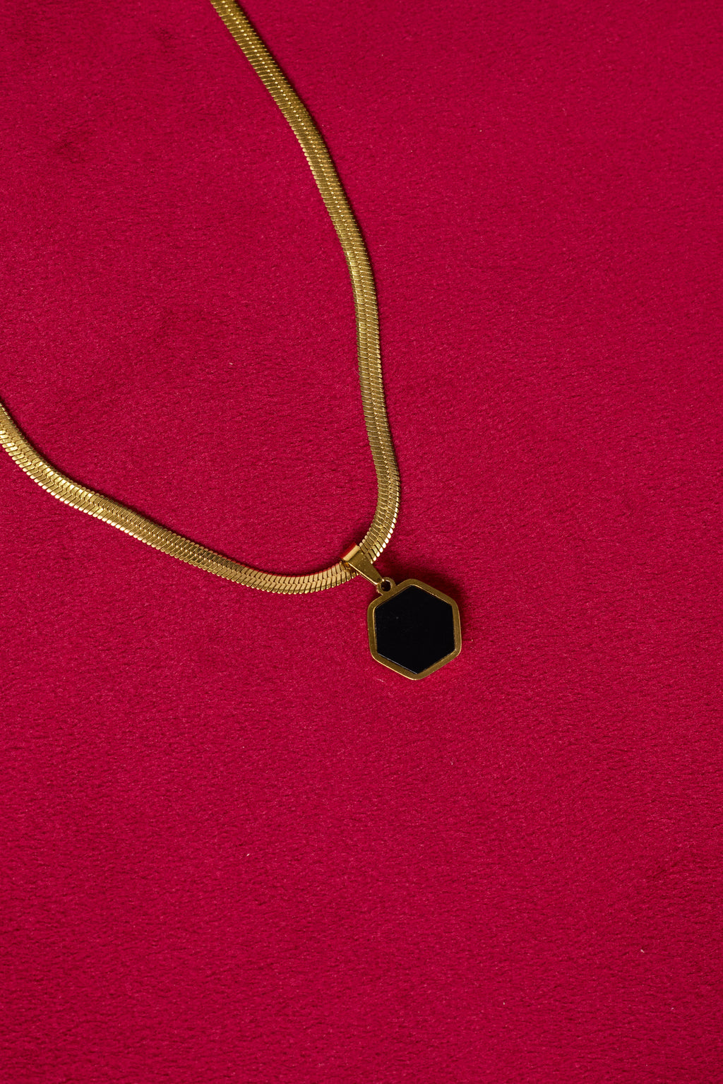 ECLIPSE — Hexagon Pendant Necklace