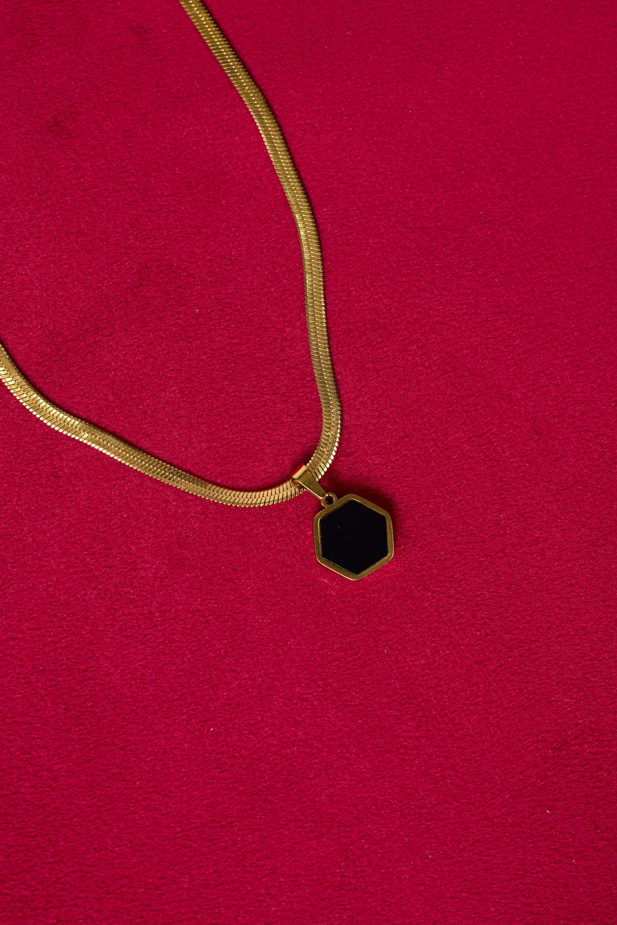 ECLIPSE — Hexagon Pendant Necklace
