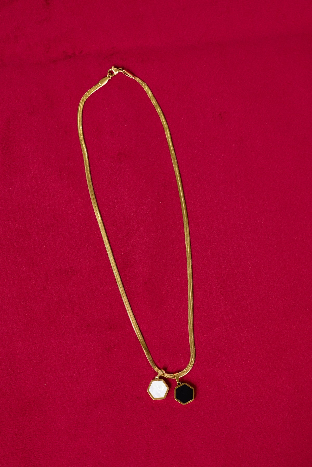 ECLIPSE — Hexagon Pendant Necklace