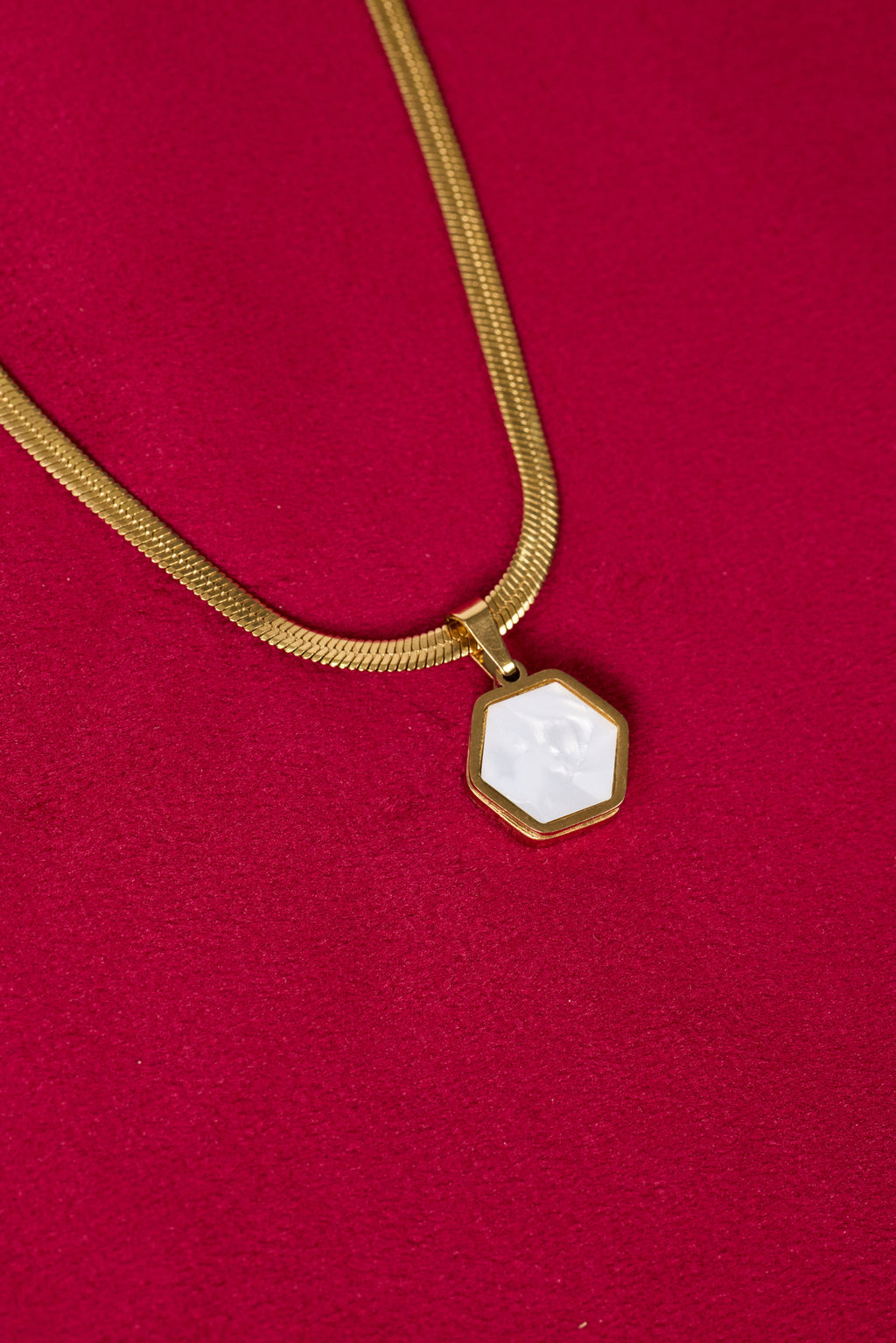 ECLIPSE — Hexagon Pendant Necklace