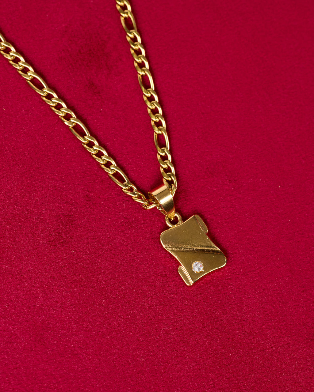 RIFT — Gold Pendant Necklace