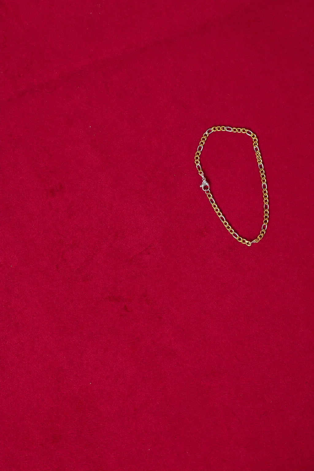 DUET — Two-Tone Figaro Bracelet
