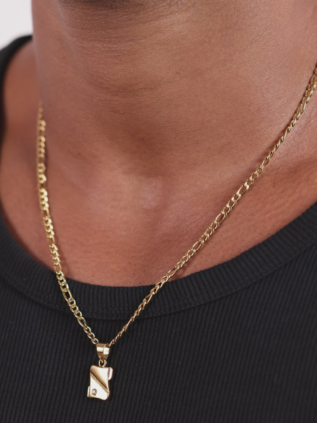 RIFT — Gold Pendant Necklace