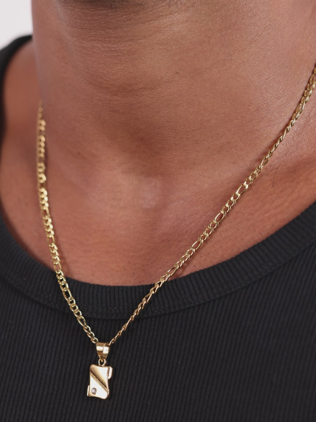 RIFT — Gold Pendant Necklace