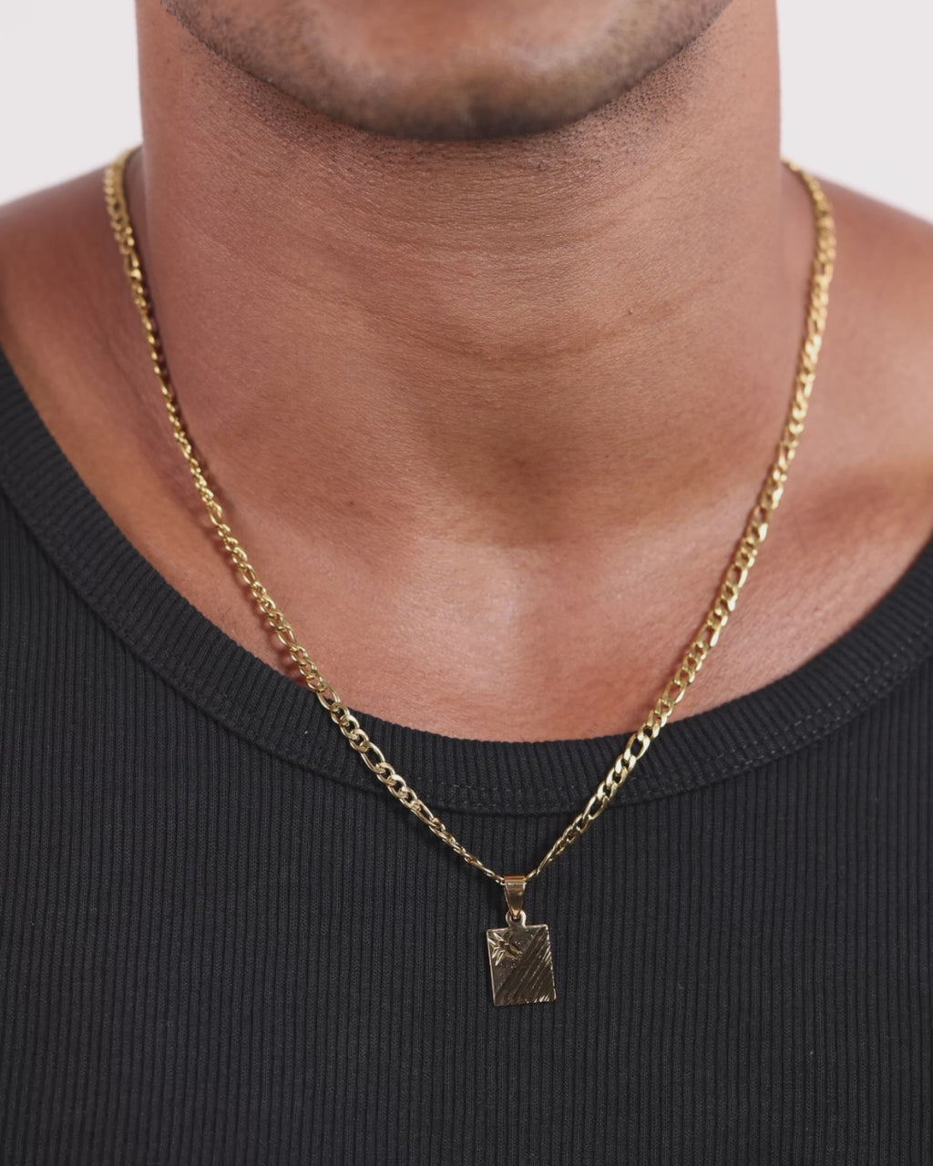 ASTRA — Gold Geometric Pendant Necklace