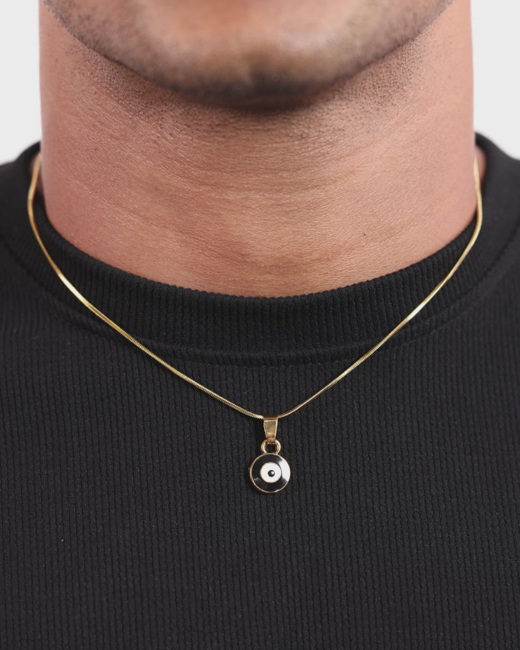 EVIL EYE — Gold Pendant Necklace